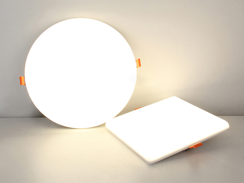 Indoor Panel Lighting Adjustable Recessed Mounted Frameless Round 9W 18W 24W 36W 48W 3d Ceiling Led Panel Lights