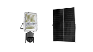 300W 500W solar flood light with CCTV camera outdoor lamp