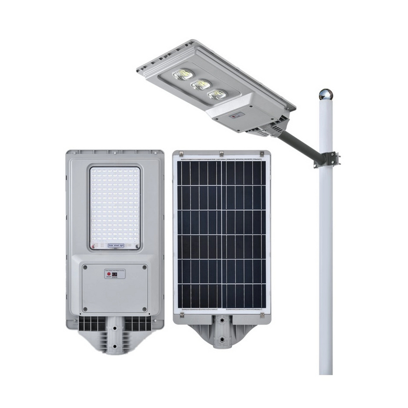 200W 300 Watts High Class New Design Abs Solar Light Waterproof Ip65 50w 100w dusk to dawn Streetlight Outdoor All In One Led Solar Street lamp