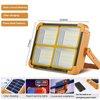 Original Rechargeable Portable Led Reflector Spotlight With Magnet Strong Light Camping Tent Lamp Solar Flood Light Outdoor 